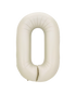 35" Number White Sand