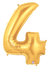 Betallic 40" Megaloon Number Gold Foil Shape