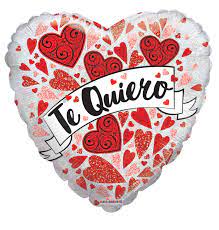 Cover USA 18" Te Quiero Hearts