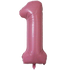40" Number Pastel Pink