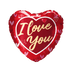 9" I Love You Red Heart Foil