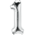16" Number Silver
