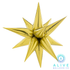 Alive Balloon Co 40" Starburst Gold