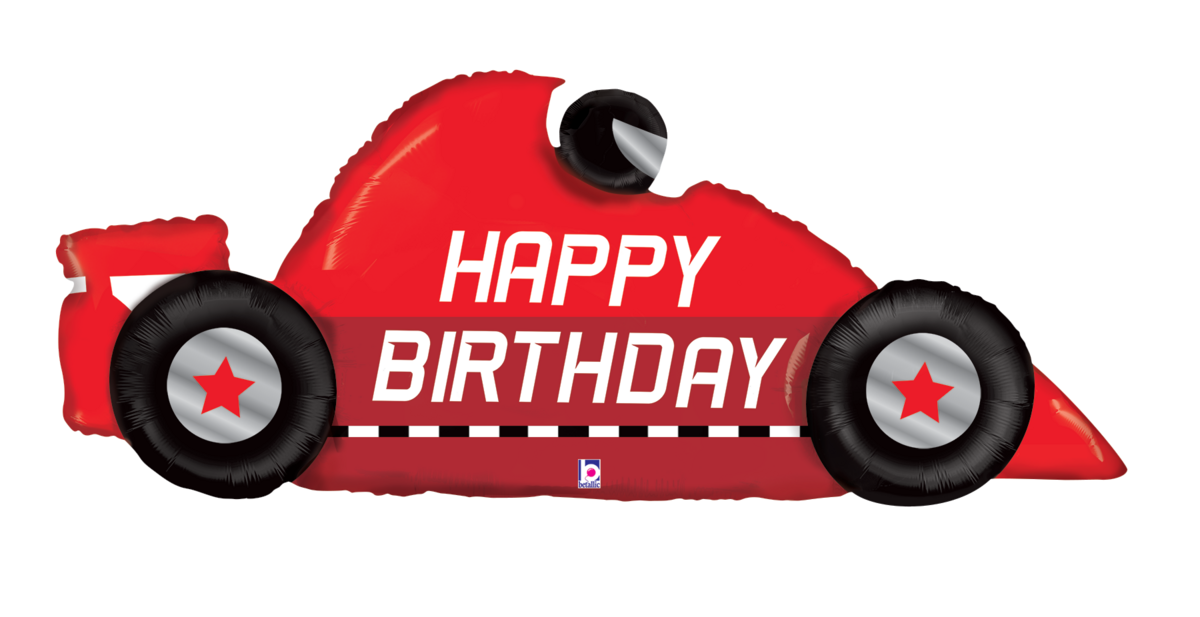 Betallic 43" Race Car Birthday