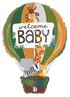 Betallic 24" Jungle Animals Welcome Baby
