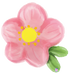 Betallic 30" Pink Watercolor Flower