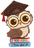 Betallic 32" Graduation Hoo-Rah Owl Balloon