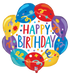 Betallic 27" Birthday Balloon Wreath