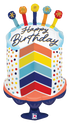 Betallic 34" Sliced Birthday Cake