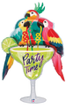 Betallic 44" Party Time Parrots