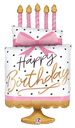 Betallic 44" Pink Bow Birthday Cake