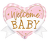 Betallic 28" Pink Gingham Baby Heart Banner