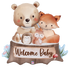 Betallic 34" Woodland Welcome baby