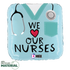 Betallic 18" We Love our Nurses