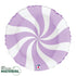 Betallic 18" Swirly White - Matte Lilac