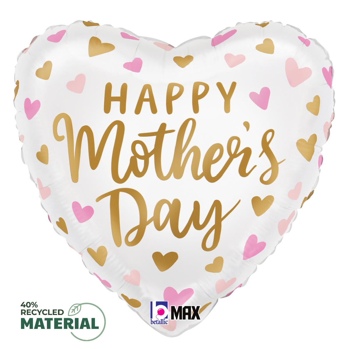 Betallic 18" Satin Mother's Day Hearts
