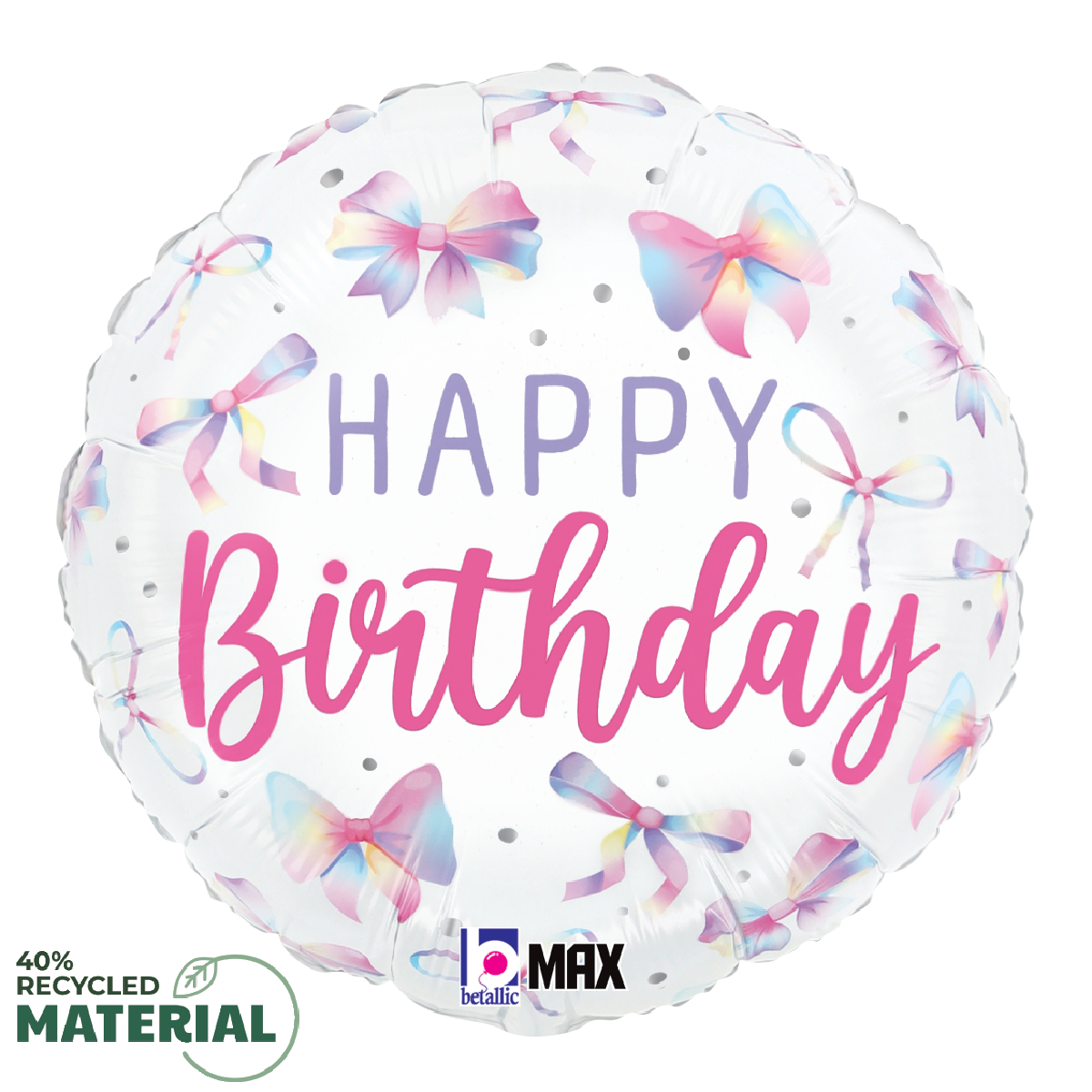 Betallic 18" Multicolor Bow Birthday