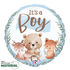 Betallic 18" Woodland It's a Boy