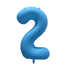 40" Number Neon Blue