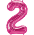 16" Number Hot Pink