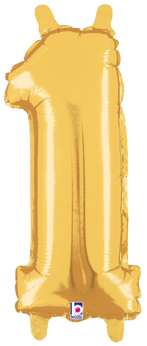 Betallic 14" Megaloon Jr. Gold Numbers