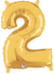 Betallic 14" Megaloon Jr. Gold Numbers