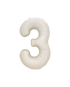 35" Number White Sand