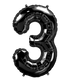 40" Number Black