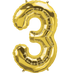 35" Number Gold