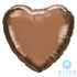 Alive Balloon Co 10" Heart Chocolate