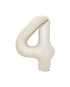 35" Number White Sand