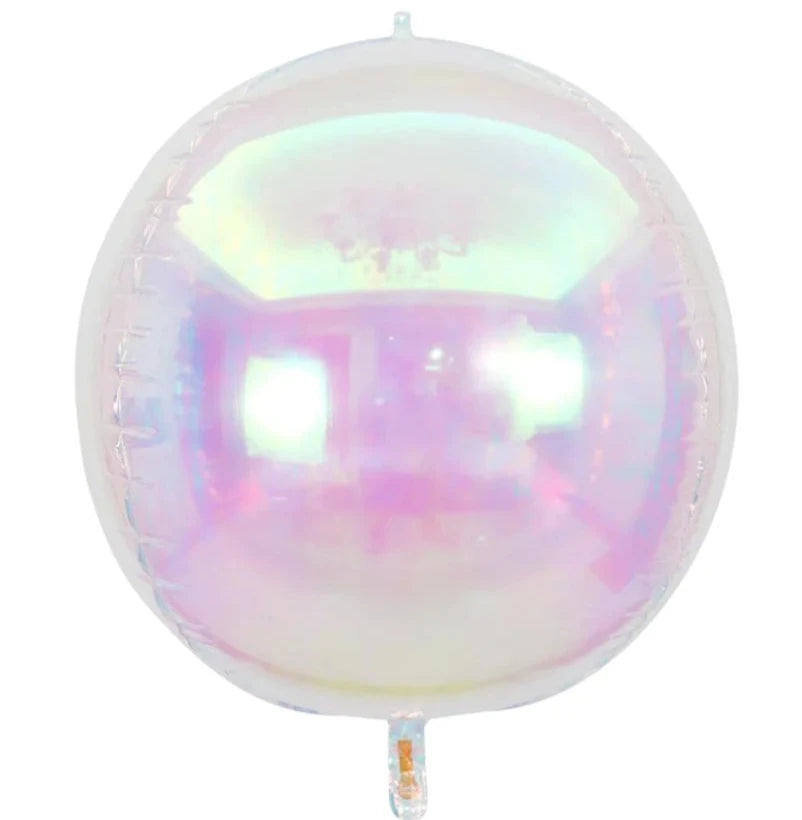 32 inch Iridescent Ball Round Orb FOIL