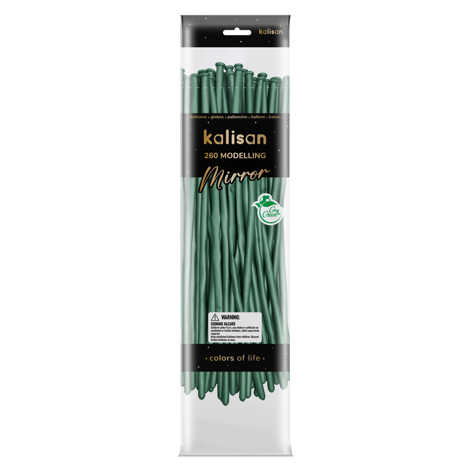 Kalisan 260 Mirror Green (Nozzle up)