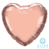 Alive Balloon Co 65" Heart Rose Gold