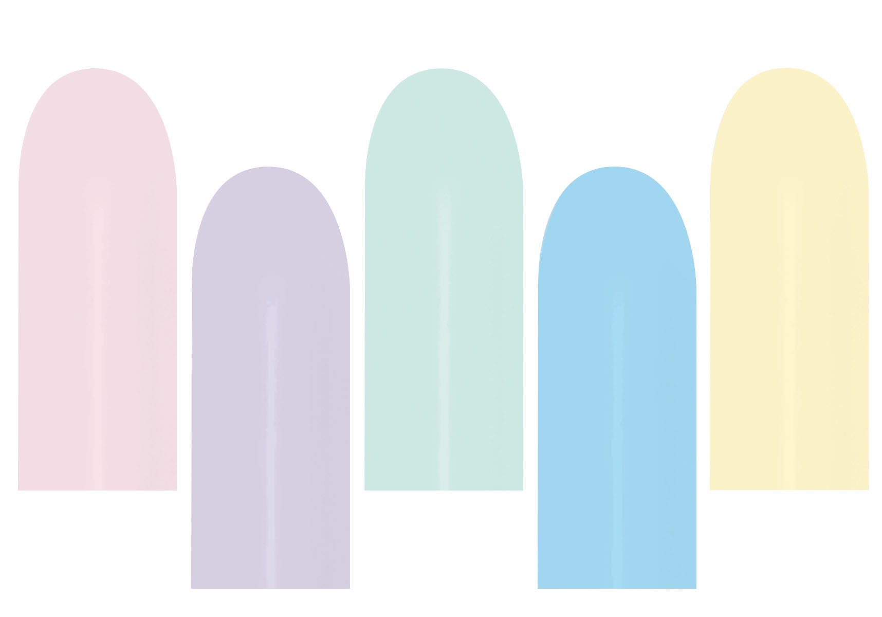 Sempertex 260 Pastel Matte Assortment 100ct