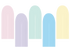 Sempertex 260 Pastel Matte Assorted Nozzle Up