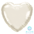 Alive Balloon Co 65" Heart White Sand