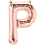 Alive Balloon Co 14" Letter Rose Gold