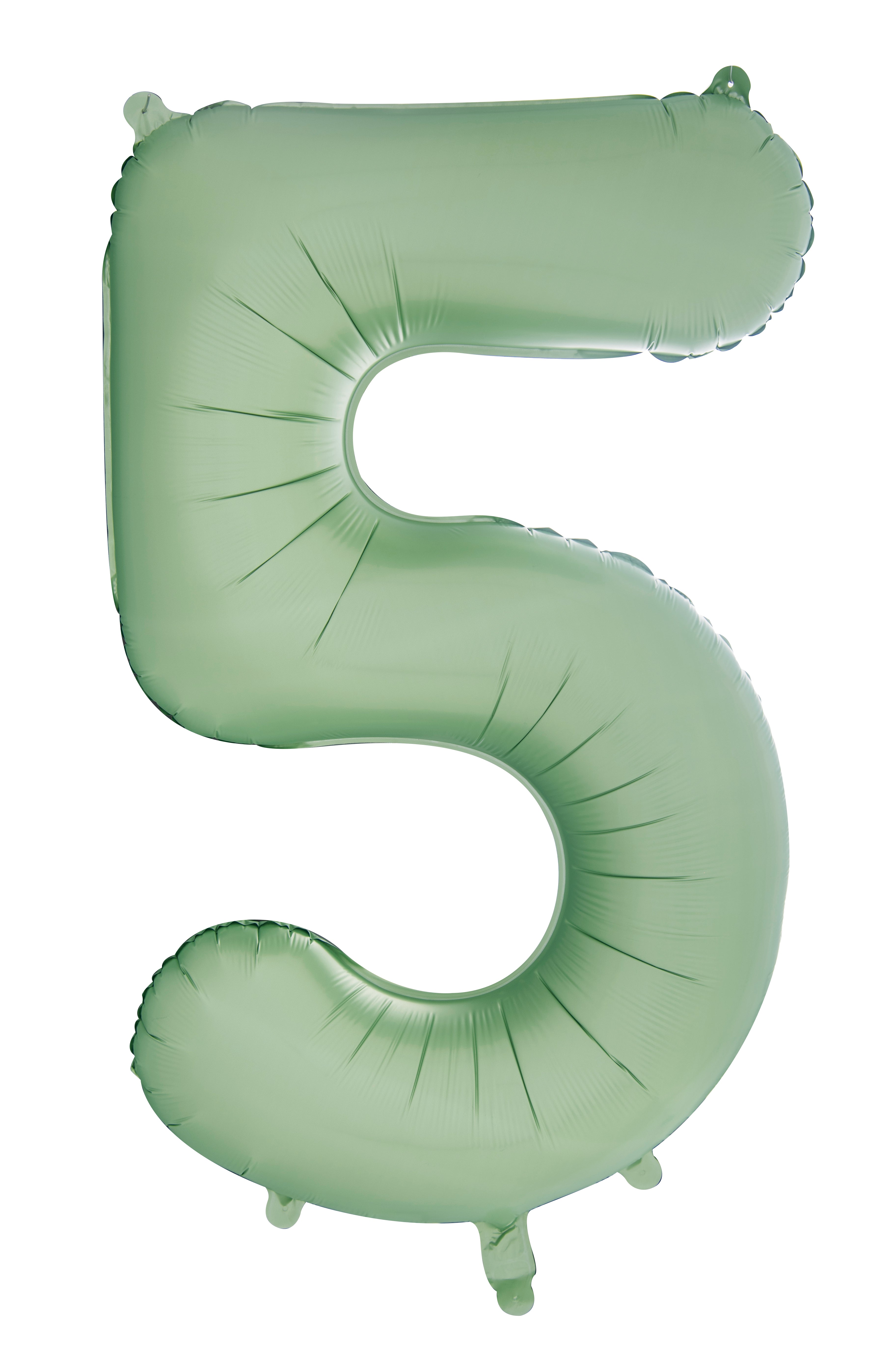 35" Number Olive Green