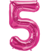 16" Number Hot Pink
