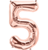 35" Number Rose Gold