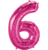 16" Number Hot Pink