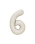 35" Number White Sand