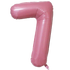 40" Number Pastel Pink