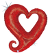 Betallic 33" Chain of Hearts Red