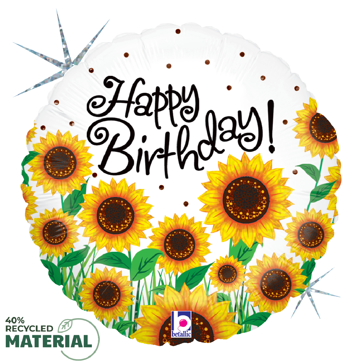 Betallic 18" Sunny Sunflower Birthday