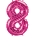 16" Number Hot Pink