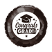 18" Congrats Grad White Foil