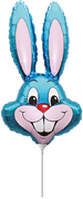 Flexmetal 35" Blue Bunny Rabbit Head Foil