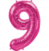 16" Number Hot Pink